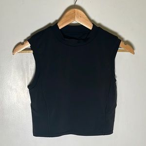 Lululemon black crop top